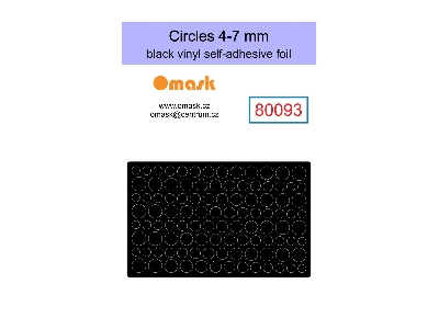 Circles 4-7 Mm (Self-adhesive Foil) - zdjęcie 1