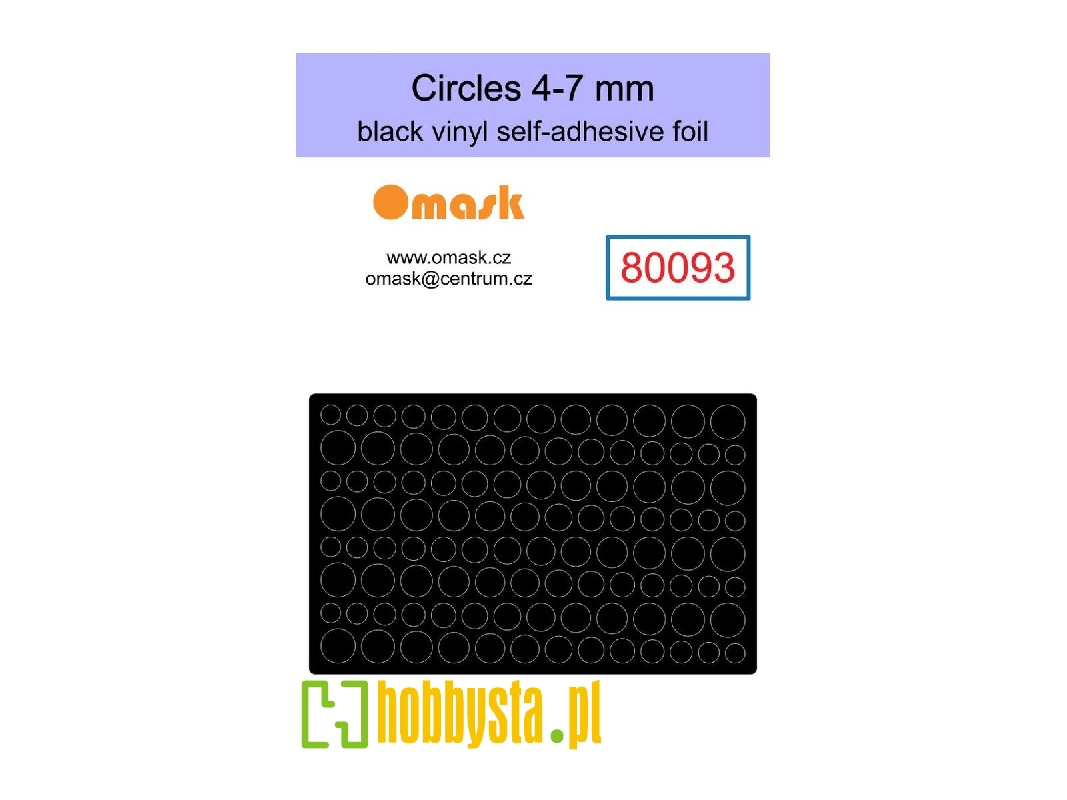 Circles 4-7 Mm (Self-adhesive Foil) - zdjęcie 1 Circles 4-7 Mm (Self-adhesive Foil) - zdjęcie 1