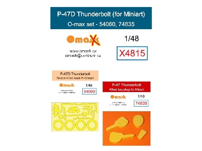 Republic P-47 D Thunderbolt - O-max Set (For Miniart Kits) - zdjęcie 1