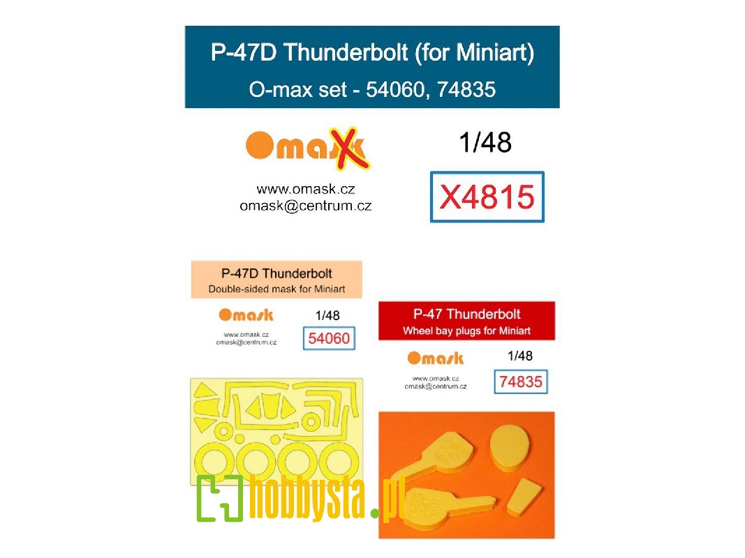 Republic P-47 D Thunderbolt - O-max Set (For Miniart Kits) - zdjęcie 1 Republic P-47 D Thunderbolt - O-max Set (For Miniart Kits) - zdjęcie 1