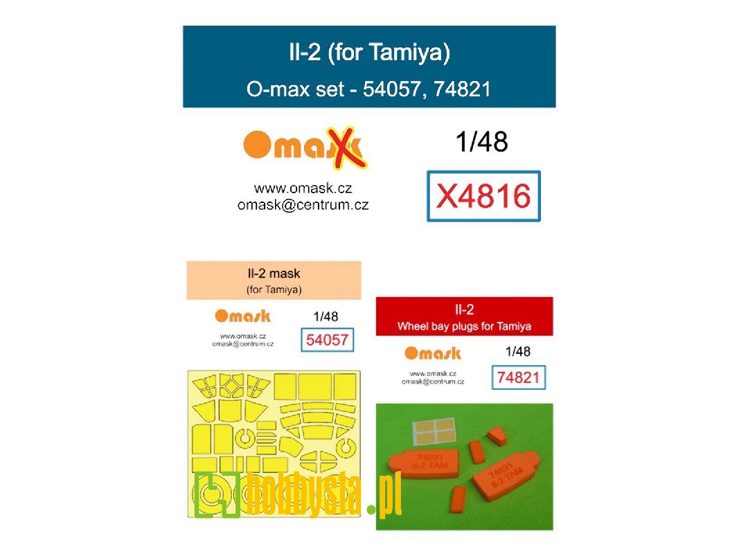 Ilyuschin Il-2 - O-max Set (For Tamiya Kits) - zdjęcie 1 Ilyuschin Il-2 - O-max Set (For Tamiya Kits) - zdjęcie 1