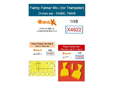 Fairey Fulmar Mk.I - O-max Set (For Trumpeter Kits) - zdjęcie 1