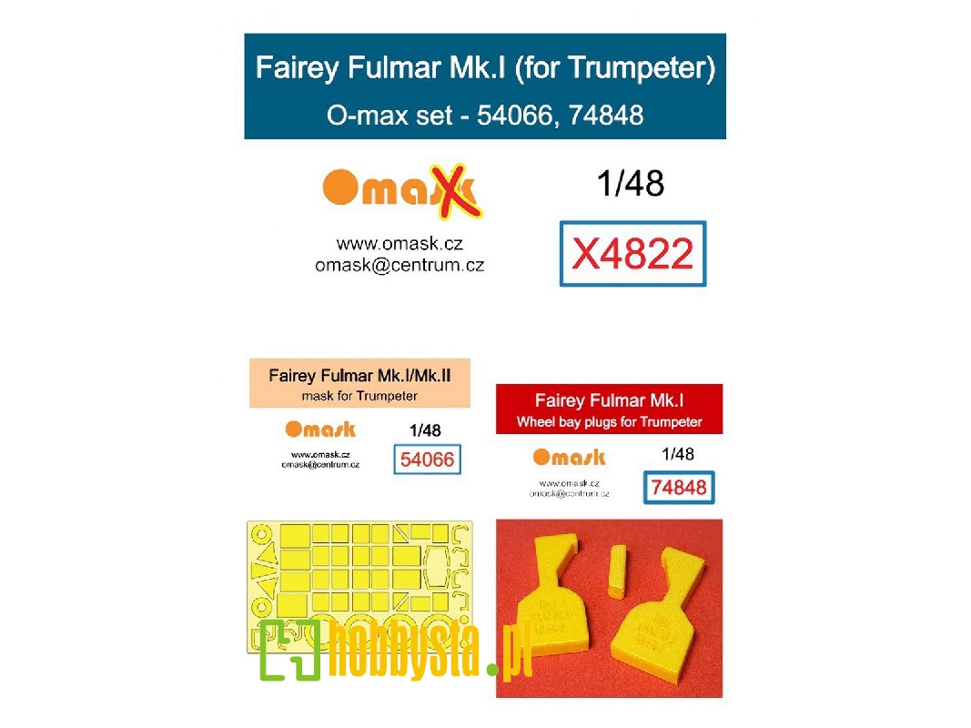 Fairey Fulmar Mk.I - O-max Set (For Trumpeter Kits) - zdjęcie 1