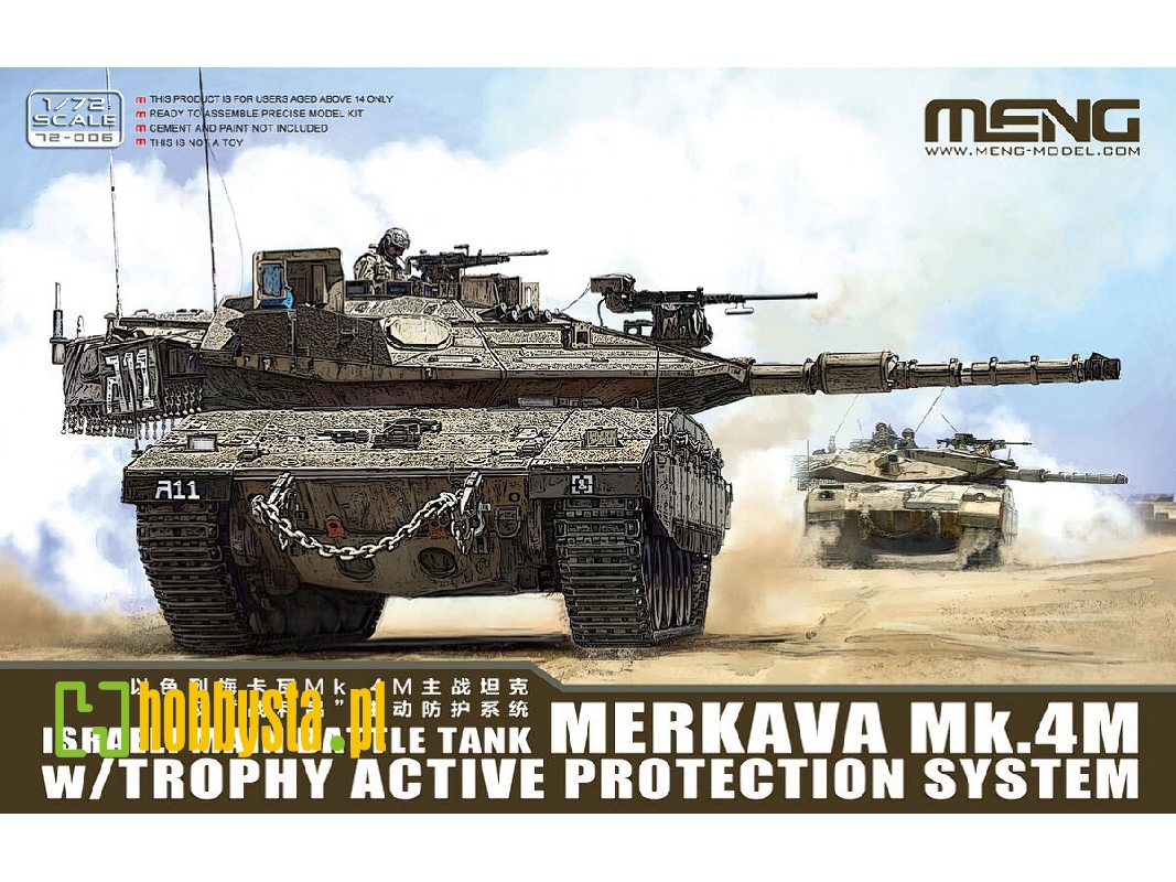 Israeli Main Battle Tank Merkava Mk.4m W/Trophy Active Protection System - zdjęcie 1 Israeli Main Battle Tank Merkava Mk.4m W/Trophy Active Protection System - zdjęcie 1