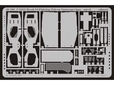  F-16CJ Block 50 undercarriage 1/48 - Tamiya - blaszki - zdjęcie 3