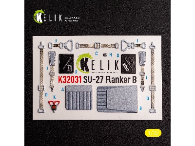 Su-27 - Interior 3d Decals For Trumpeter Kit - zdjęcie 3