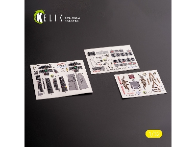 F-104 A/C - Interior 3d Decals For Italeri Kit - zdjęcie 1