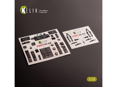 Ah-64e Apache Interior 3d Decals For Takom Kit - zdjęcie 1