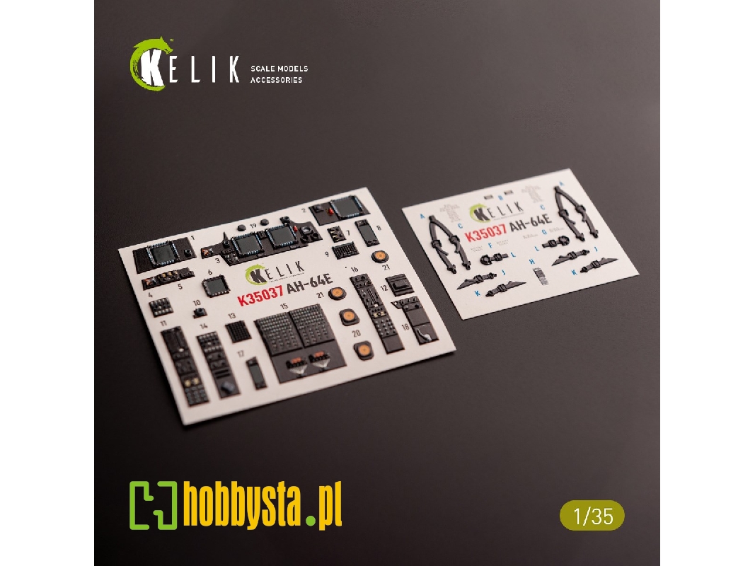 Ah-64e Apache Interior 3d Decals For Takom Kit - zdjęcie 1 Ah-64e Apache Interior 3d Decals For Takom Kit - zdjęcie 1