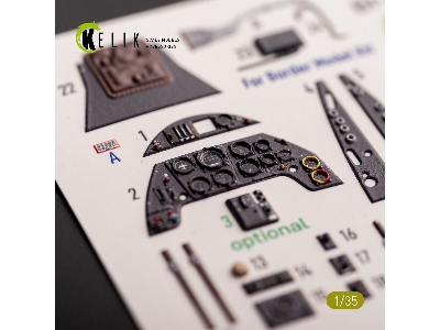 Bf-109 G-6 - Interior 3d Decals For Border Models Kit - zdjęcie 3