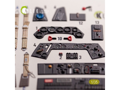 Fw-190a-6 - Interior 3d Decals For Border Models Kit - zdjęcie 3