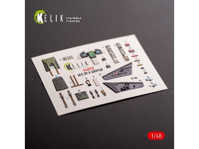 Jas-39 A - Interior 3d Decals For Italeri Kit - zdjęcie 1