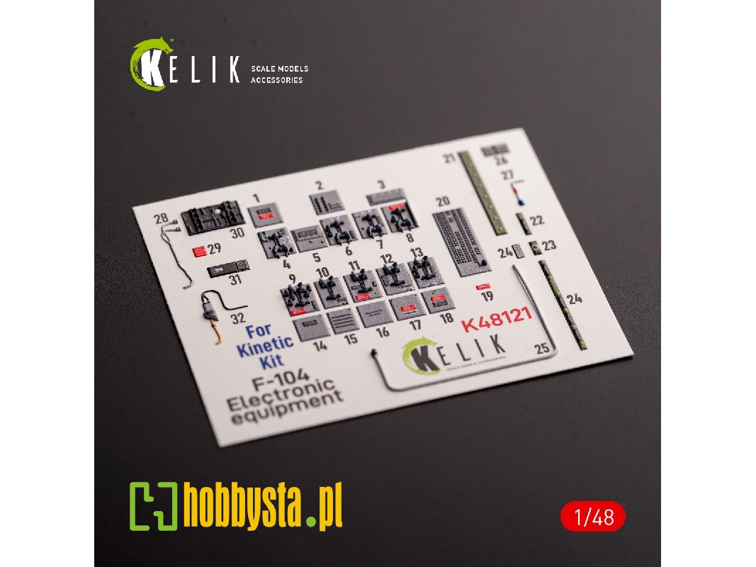 F-104 Series Electrical Equipment - Interior 3d Decals For Kinetic Kit - zdjęcie 1 F-104 Series Electrical Equipment - Interior 3d Decals For Kinetic Kit - zdjęcie 1