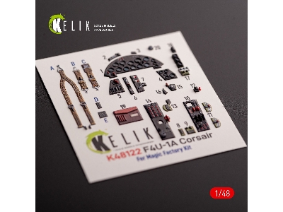 F4u-1a Corsair - Interior 3d Decals For Magic Factory Kit - zdjęcie 1