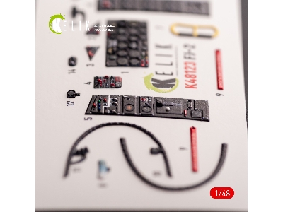 Fj-2 - Interior 3d Decals For Italeri Kit - zdjęcie 3