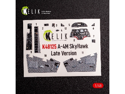A-4m Late Production- Interior 3d Decals For Magic Factory Kit - zdjęcie 2