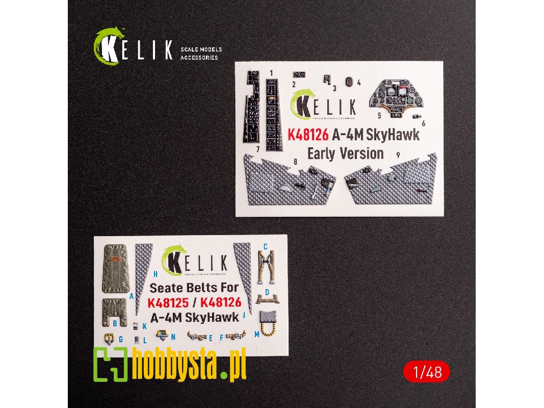 A-4m Early Production - Interior 3d Decals For Magic Factory Kit - zdjęcie 1 A-4m Early Production - Interior 3d Decals For Magic Factory Kit - zdjęcie 1