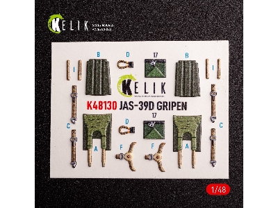Jas-39 D - Interior 3d Decals For Italeri Kit - zdjęcie 3