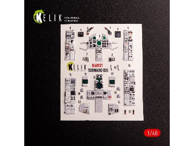 Tornado Ids - Interior 3d Decals For Italeri Kit - zdjęcie 2
