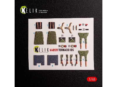 Tornado Ids - Interior 3d Decals For Italeri Kit - zdjęcie 3