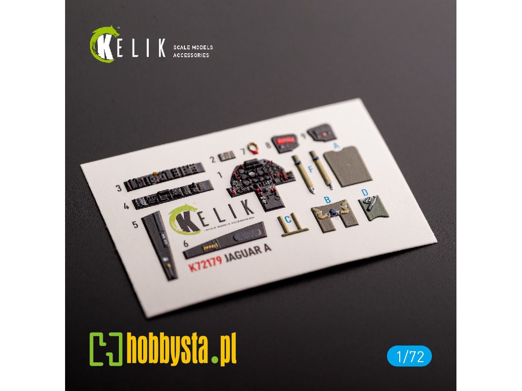 Jaguar A - Interior 3d Decals For Hobbyboss Kit - zdjęcie 1 Jaguar A - Interior 3d Decals For Hobbyboss Kit - zdjęcie 1