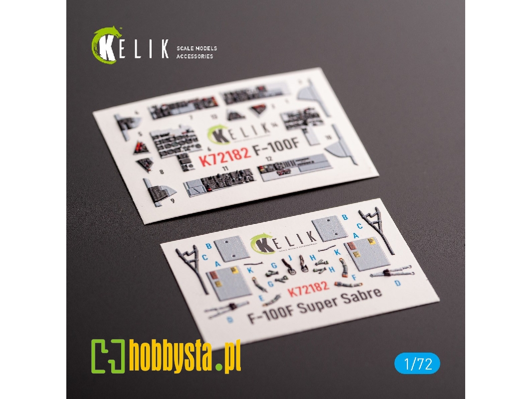 F-100f - Interior 3d Decals For Trumpeter Kit - zdjęcie 1 F-100f - Interior 3d Decals For Trumpeter Kit - zdjęcie 1