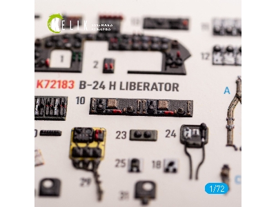 B-24h Liberator - Interior 3d Decals For Airfix Kit - zdjęcie 3