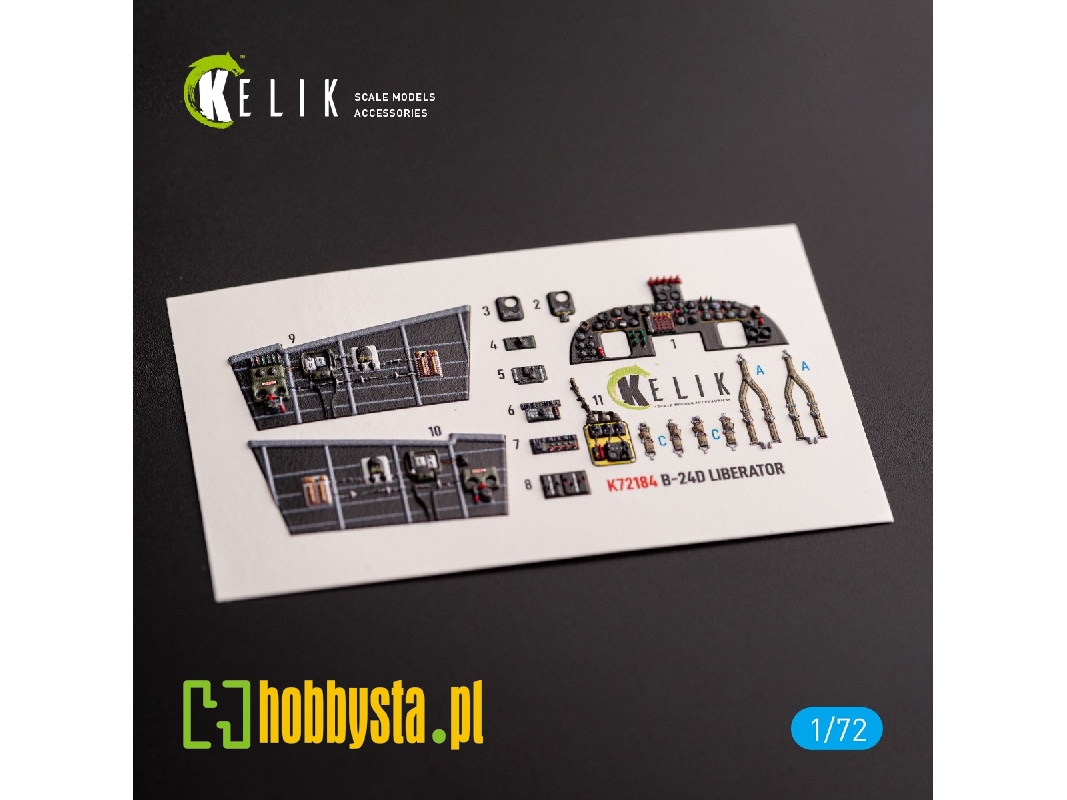 B-24d Liberator - Interior 3d Decals For Hasegawa Kit - zdjęcie 1 B-24d Liberator - Interior 3d Decals For Hasegawa Kit - zdjęcie 1