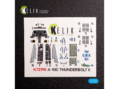A-10c Thunderbolt Ii - Interior 3d Decals For Gwh Kit - zdjęcie 2