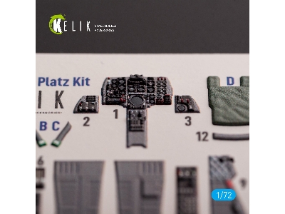 F-1 Support Fighter - Interior 3d Decals For Platz Kit - zdjęcie 3