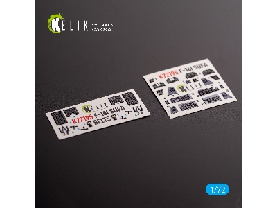 F-16i - Interior 3d Decals For Hasegawa Kit - zdjęcie 1