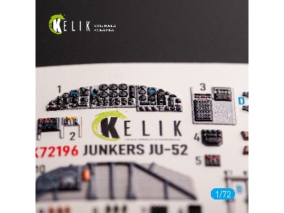 Ju-52 - Interior 3d Decals For Italeri Kit - zdjęcie 3