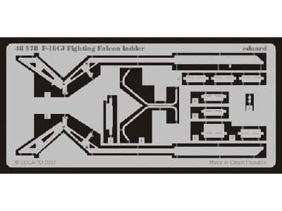  F-16CJ ladder 1/48 - Tamiya - blaszki - zdjęcie 1