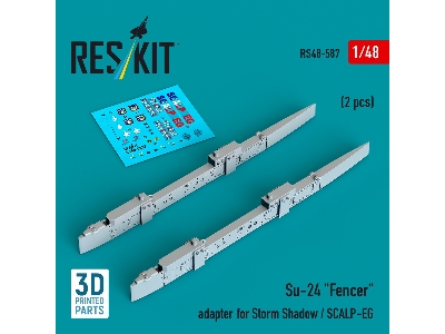 Su-24 'fencer' Adapter For Storm Shadow / Scalp-eg (2pcs) (3d Printed) - zdjęcie 1