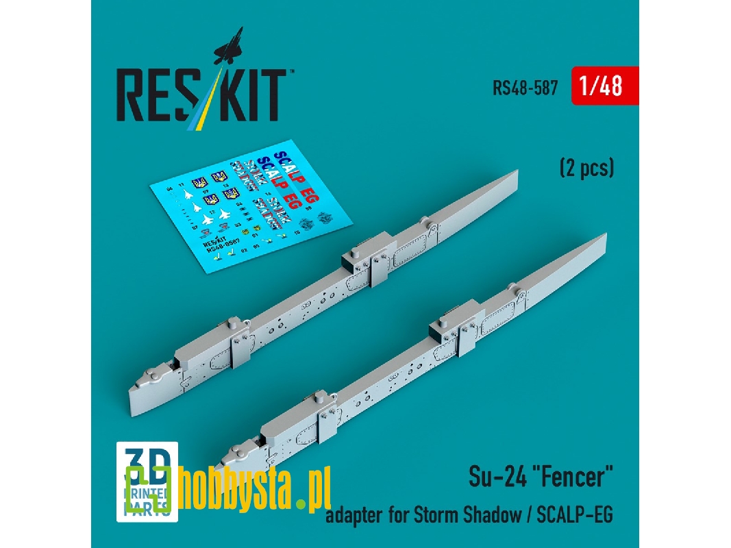 Su-24 'fencer' Adapter For Storm Shadow / Scalp-eg (2pcs) (3d Printed) - zdjęcie 1 Su-24 'fencer' Adapter For Storm Shadow / Scalp-eg (2pcs) (3d Printed) - zdjęcie 1