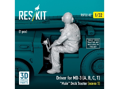 Driver For Md-3 (A, B, C, T) 'mule' Deck Tractor (Scene 1) (1pc) (3d Printed) - zdjęcie 3