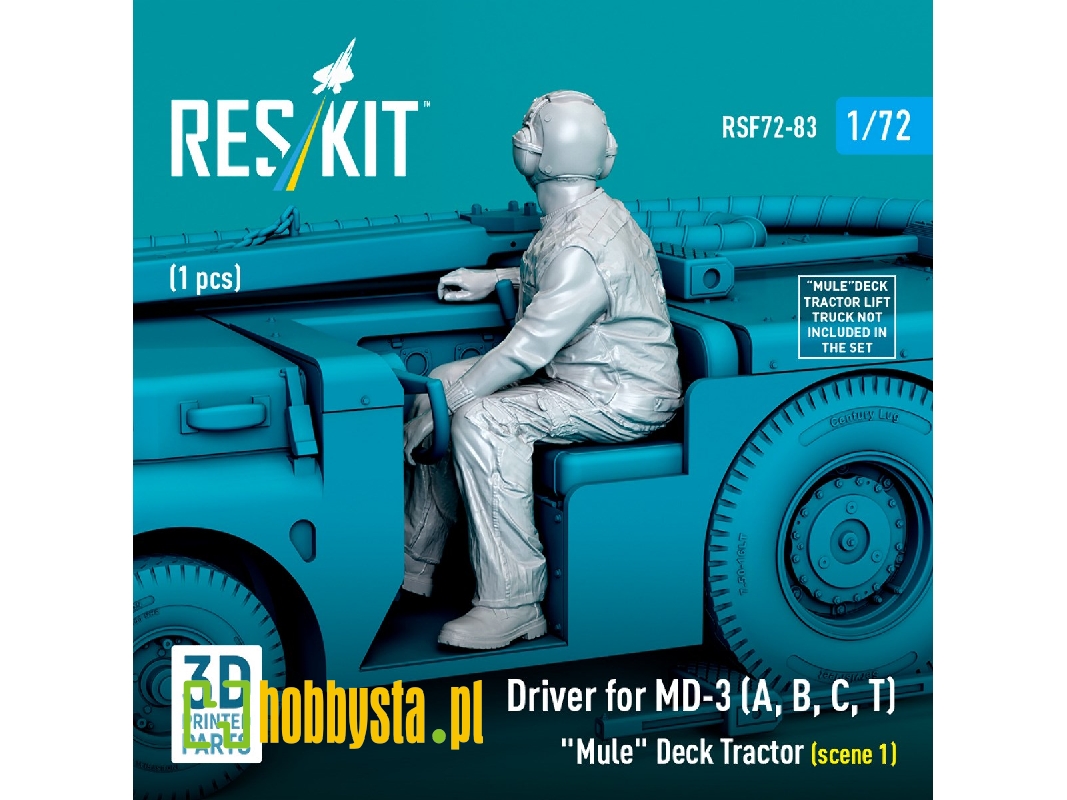 Driver For Md-3 (A, B, C, T) 'mule' Deck Tractor (Scene 1) (1pc) (3d Printed) - zdjęcie 1 Driver For Md-3 (A, B, C, T) 'mule' Deck Tractor (Scene 1) (1pc) (3d Printed) - zdjęcie 1