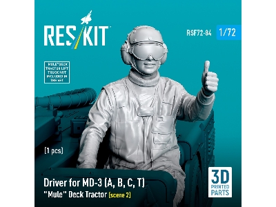 Driver For Md-3 (A, B, C, T) 'mule' Deck Tractor (Scene 2) (1pc) (3d Printed) - zdjęcie 2