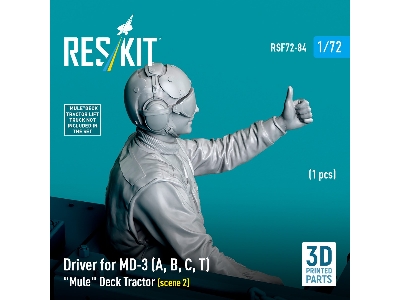 Driver For Md-3 (A, B, C, T) 'mule' Deck Tractor (Scene 2) (1pc) (3d Printed) - zdjęcie 3