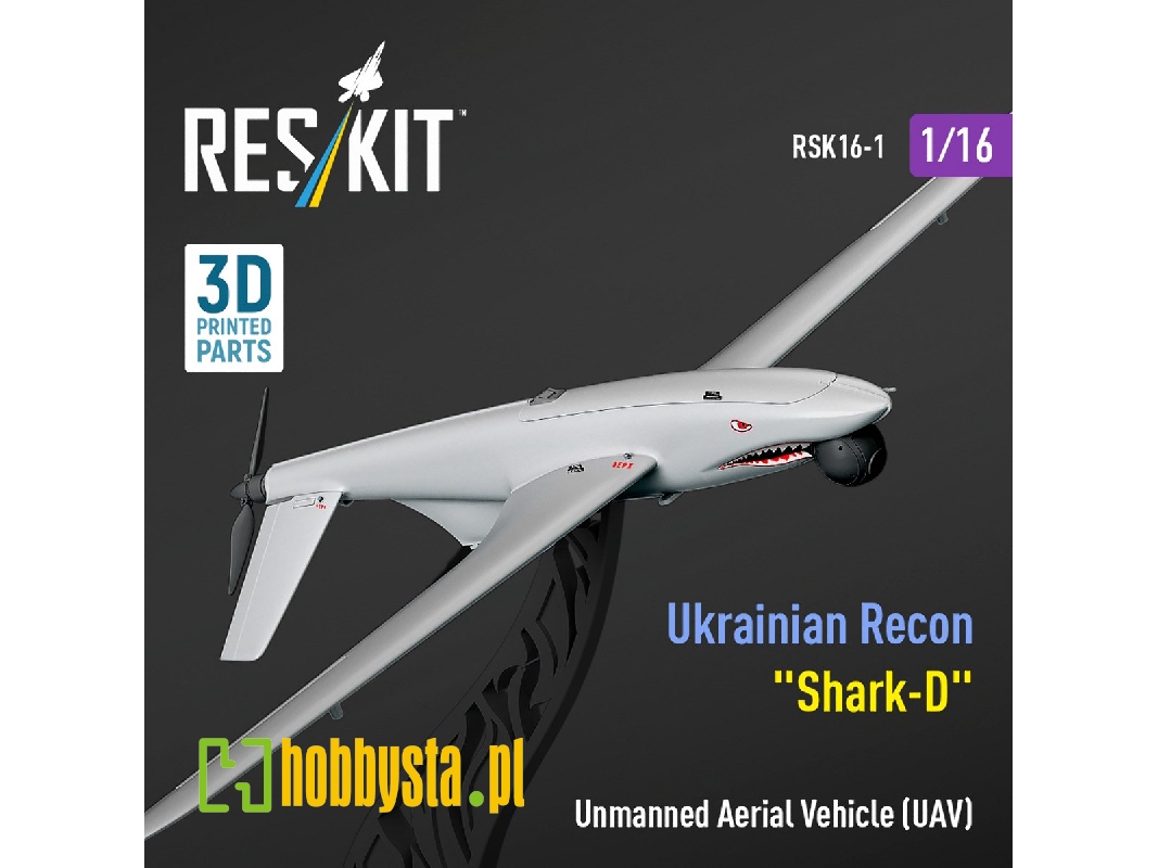 Ukrainian Recon Unmanned Aerial Vehicle (Uav) 'shark-d' (3d Printed) - zdjęcie 1