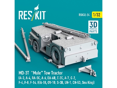 Md-3t 'mule' Tow Tractor (A-3, A-4, Ra-5c, A-6, Ea-6b, E-2c, A-7, C-2, F-4, F-8, F-14, F/A-18, Ov-10, S-3b, Uh-1, Ch-53, Sea Kin