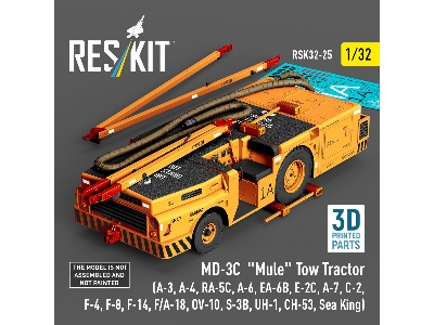 Md-3&#1057; 'mule' Tow Tractor (A-3, A-4, Ra-5c, A-6, Ea-6b, E-2c, A-7, C-2, F-4, F-8, F-14, F/A-18, Ov-10, S-3b, Uh-1, Ch-53, S