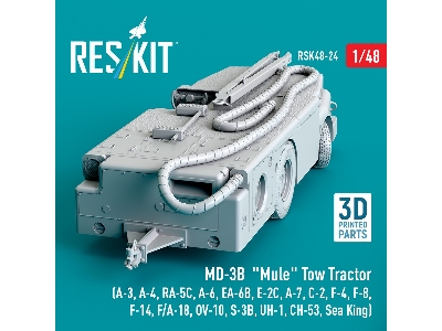 Md-3b 'mule' Tow Tractor (A-3, A-4, Ra-5c, A-6, Ea-6b, E-2c, A-7, C-2, F-4, F-8, F-14, F/A-18, Ov-10, S-3b, Uh-1, Ch-53, Sea Kin
