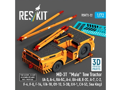 Md-3t 'mule' Tow Tractor (A-3, A-4, Ra-5c, A-6, Ea-6b, E-2c, A-7, C-2, F-4, F-8, F-14, F/A-18, Ov-10, S-3b, Uh-1, Ch-53, Sea Kin
