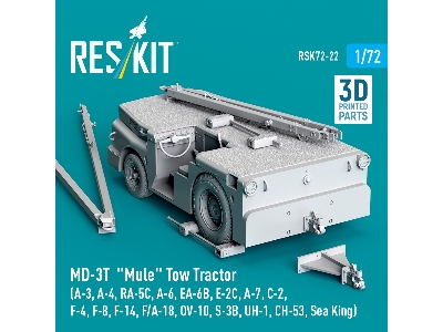 Md-3t 'mule' Tow Tractor (A-3, A-4, Ra-5c, A-6, Ea-6b, E-2c, A-7, C-2, F-4, F-8, F-14, F/A-18, Ov-10, S-3b, Uh-1, Ch-53, Sea Kin