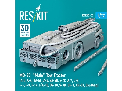 Md-3&#1057; 'mule' Tow Tractor (A-3, A-4, Ra-5c, A-6, Ea-6b, E-2c, A-7, C-2, F-4, F-8, F-14, F/A-18, Ov-10, S-3b, Uh-1, Ch-53, S