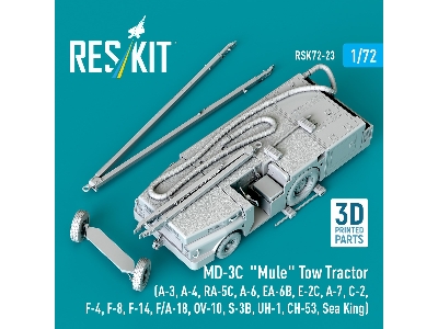 Md-3&#1057; 'mule' Tow Tractor (A-3, A-4, Ra-5c, A-6, Ea-6b, E-2c, A-7, C-2, F-4, F-8, F-14, F/A-18, Ov-10, S-3b, Uh-1, Ch-53, S