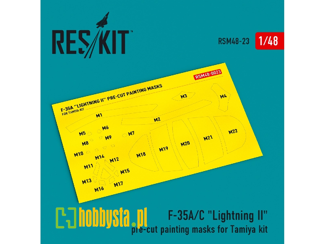 F-35 A/С 'lightning Ii' Pre-cut Painting Masks For Tamiya Kit - zdjęcie 1 F-35 A/С 'lightning Ii' Pre-cut Painting Masks For Tamiya Kit - zdjęcie 1