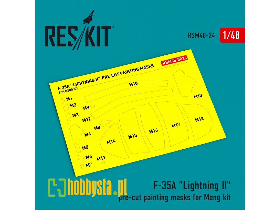 F-35a 'lightning Ii' Pre-cut Painting Masks For Meng Kit - zdjęcie 1 F-35a 'lightning Ii' Pre-cut Painting Masks For Meng Kit - zdjęcie 1