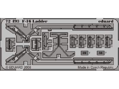  F-16 ladder 1/72 - blaszki - zdjęcie 1